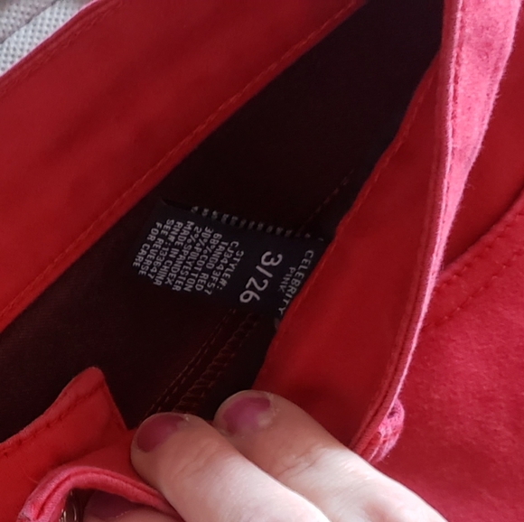 Celebrity Pink Red Short Shorts - Picture 3 of 3